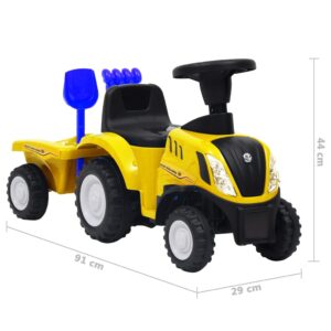 Τρακτέρ Παιδικό New Holland Κίτρινο