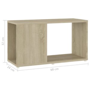 Έπιπλο Τηλεόρασης Sonoma Oak 60 x 24 x 32 εκ. από Μοριοσανίδα