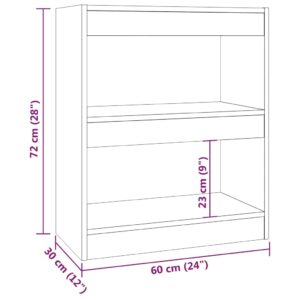 Βιβλιοθήκη/Διαχωριστικό Χώρου Sonoma Δρυς 60 x 30 x 72 εκ.