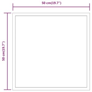 Καθρέφτης Μπάνιου με LED 50x50 εκ.