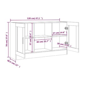 Μπουφές Καπνιστή Δρυς 120x30