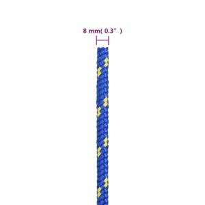 Σχοινί Ναυτιλίας Μπλε 8 χιλ. 25 μ. από Πολυπροπυλένιο
