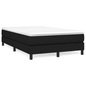 Πλαίσιο Κρεβατιού Boxspring Μαύρο 120x200 εκ. Υφασμάτινο