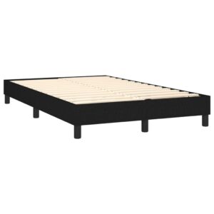 Πλαίσιο Κρεβατιού Boxspring Μαύρο 120x200 εκ. Υφασμάτινο