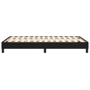 Πλαίσιο Κρεβατιού Boxspring Μαύρο 120x200 εκ. Υφασμάτινο