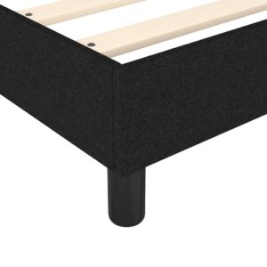 Πλαίσιο Κρεβατιού Boxspring Μαύρο 120x200 εκ. Υφασμάτινο