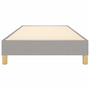 Πλαίσιο Κρεβατιού Boxspring Ανοιχτό Γκρι 100x200 εκ. Υφασμάτινο