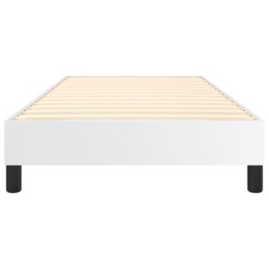 Πλαίσιο Κρεβατιού Boxspring Λευκό 80 x 200 εκ. Συνθετικό Δέρμα