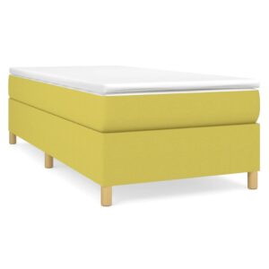 Πλαίσιο Κρεβατιού Boxspring Πράσινο 90 x 200 εκ. Υφασμάτινο