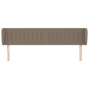 Κεφαλάρι με Πτερύγια Taupe 163x23x78/88 εκ. Υφασμάτινο