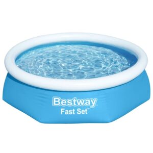 Bestway Πισίνα Φουσκωτή Στρογγυλή Fast Set Μπλε 244 x 66 εκ. 57265