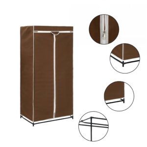 282438  Wardrobe Brown 75x50x160 cm