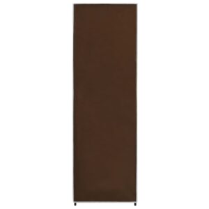 282458  Wardrobe Brown 87x49x159 cm Fabric