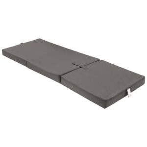 282826  Trifold Foam Mattress 190 x 70 x 9 cm Grey