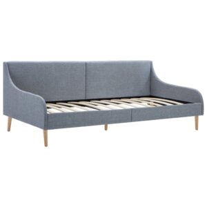 Πλαίσιο Daybed Ανοιχτό Γκρι Υφασμάτινο + Στρώμα Αφρού Μνήμης