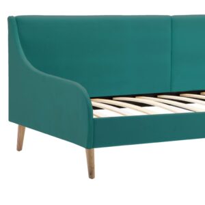 Πλαίσιο Daybed Πράσινο Υφασμάτινο + Στρώμα Αφρού Μνήμης