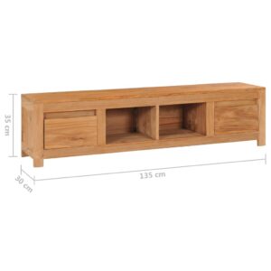 Έπιπλο Τηλεόρασης 135 x 30 x 35 εκ. από Μασίφ Ξύλο Teak