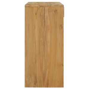 Τραπέζι Κονσόλα 100 x 35 x 75 εκ. από Μασίφ Ξύλο Teak