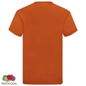 Fruit of the Loom T-shirt Original 5 τεμ. Πορτοκαλί L Βαμβακερά