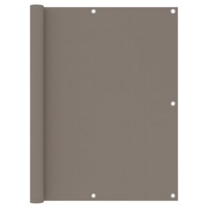 Διαχωριστικό Βεράντας Taupe 120 x 500 εκ. Ύφασμα Oxford