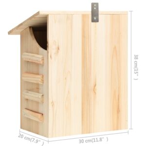 314820  Bat House Solid Firwood 30x20x38 cm