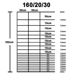 Συρματόπλεγμα Περίφραξης Ασημί 50 x 1