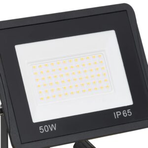 Προβολέας LED με Λαβή Θερμό Λευκό 2 x 50 W