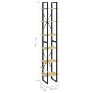 Ψηλό Ντουλάπι 40 x 30 x 210 εκ. από Μασίφ Ξύλο Πεύκου