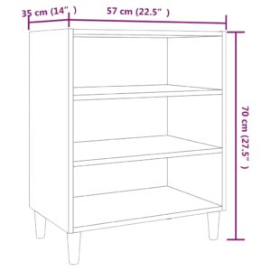 Ντουλάπι Καπνιστή Δρυς 57 x 35 x 70 εκ. από Μοριοσανίδα