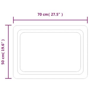 Καθρέφτης Μπάνιου με LED 70x50 εκ.