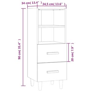 5 x 34 x 90 εκ. από Επεξεργασμένο Ξύλο