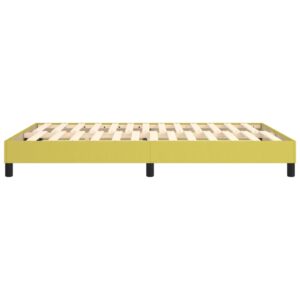 Πλαίσιο Κρεβατιού Boxspring Πράσινο 140 x 190 εκ. Υφασμάτινο