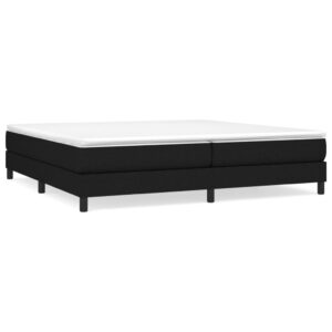 Πλαίσιο Κρεβατιού Boxspring Μαύρο 200x200 εκ. Υφασμάτινο