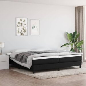 Πλαίσιο Κρεβατιού Boxspring Μαύρο 200x200 εκ. Υφασμάτινο