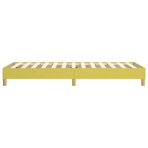 Πλαίσιο Κρεβατιού Boxspring Πράσινο 90x190 εκ. Υφασμάτινο