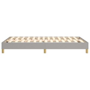 Πλαίσιο Κρεβατιού Boxspring Ανοιχτό Γκρι 120x200 εκ. Υφασμάτινο