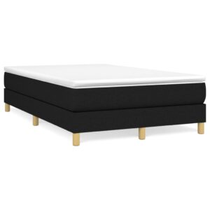 Πλαίσιο Κρεβατιού Boxspring Μαύρο 120x200 εκ. Υφασμάτινο