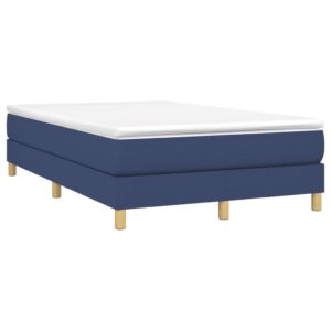 Πλαίσιο Κρεβατιού Boxspring Μπλε 120x200 εκ. Υφασμάτινο