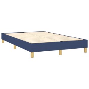 Πλαίσιο Κρεβατιού Boxspring Μπλε 120x200 εκ. Υφασμάτινο