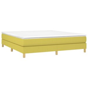 Πλαίσιο Κρεβατιού Boxspring Πράσινο 180x200 εκ. Υφασμάτινο