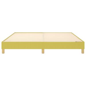 Πλαίσιο Κρεβατιού Boxspring Πράσινο 180x200 εκ. Υφασμάτινο