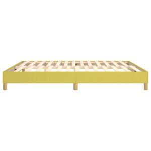 Πλαίσιο Κρεβατιού Boxspring Πράσινο 180x200 εκ. Υφασμάτινο