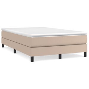 Πλαίσιο Κρεβατιού Boxspring Καπουτσίνο 120x200εκ. Συνθετ. Δέρμα