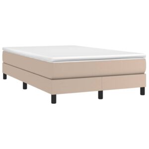 Πλαίσιο Κρεβατιού Boxspring Καπουτσίνο 120x200εκ. Συνθετ. Δέρμα