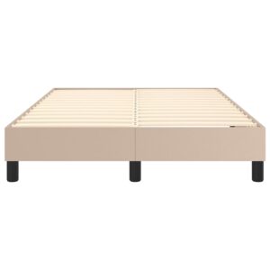 Πλαίσιο Κρεβατιού Boxspring Καπουτσίνο 120x200εκ. Συνθετ. Δέρμα