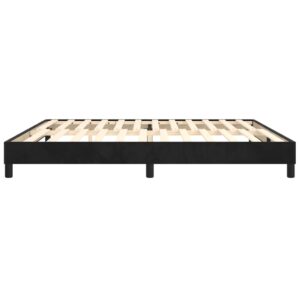 Πλαίσιο Κρεβατιού Boxspring Μαύρο 200x200 εκ. Βελούδινο