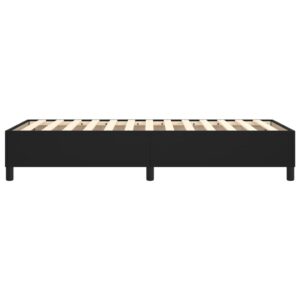 Πλαίσιο Κρεβατιού Boxspring Μαύρο 90x190 εκ. Συνθετικό Δέρμα