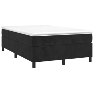 Πλαίσιο Κρεβατιού Boxspring Μαύρο 120 x 200 εκ. Βελούδινο