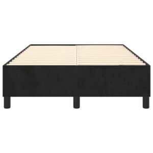 Πλαίσιο Κρεβατιού Boxspring Μαύρο 120 x 200 εκ. Βελούδινο