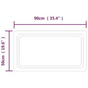 Καθρέφτης Μπάνιου με LED 50x90 εκ.